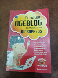 Panduan Ngeblog Menggunakan Wordpress