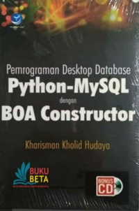 Pemrograman Desktop Databes Python-MySQL denganb BOA Constructor