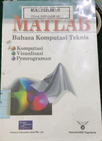 MATLAB Bahasa Komputasi Teknis