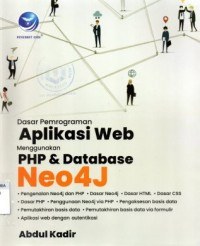 Dasar pemrograman aplikasi web menggunakan PHP & database NEO4J